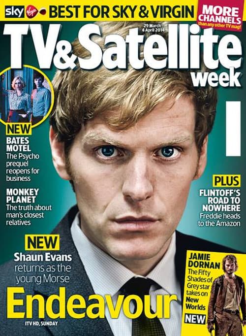 『Endeavour/新米刑事モース』S2表紙TV and Sattelite weekly