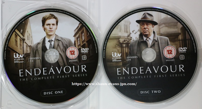 『Endeavour/刑事モース』シリーズ1UK版DVD