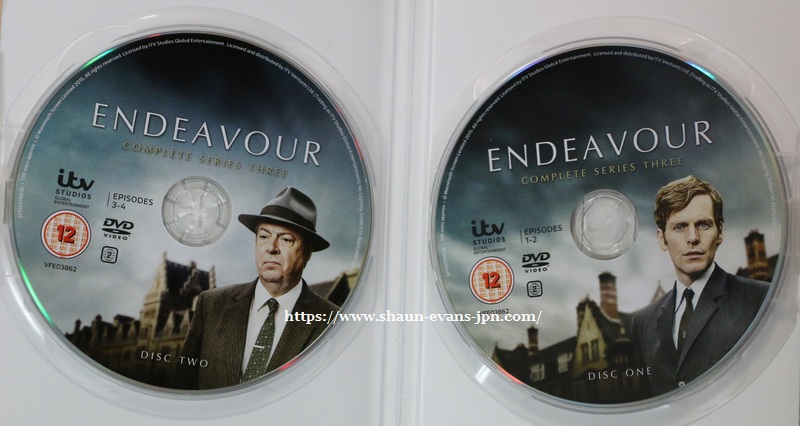 『Endeavour/刑事モース』シリーズ3UK版DVD