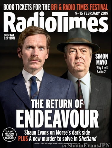 『Endeavour/刑事モース』S6雑誌Radio Times